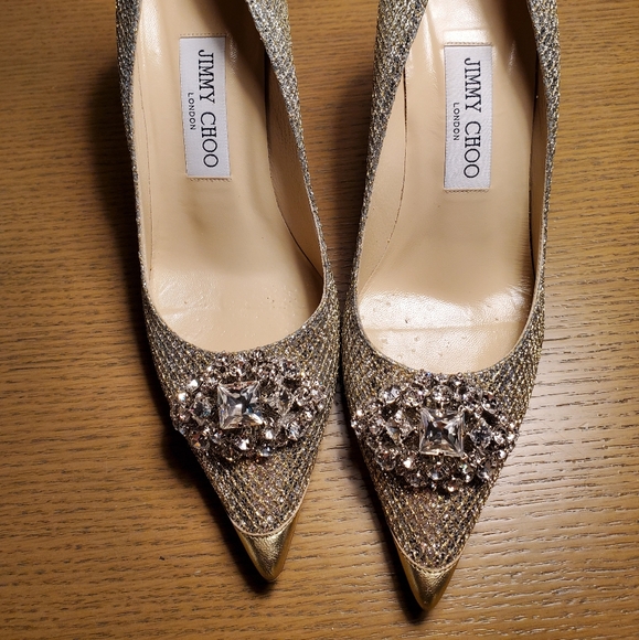 Jimmy Choo 90 mm crystal heels - Picture 2 of 4